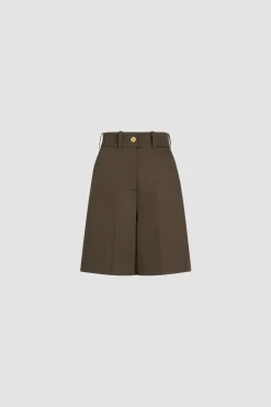 Bermudashorts aus Bio-Baumwollgabardine
