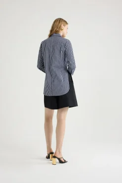 Bermudashorts aus Bio-Baumwollgabardine