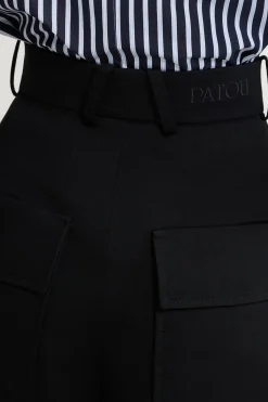 Bermudashorts aus Bio-Baumwollgabardine