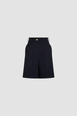 Bermudashorts aus nachhaltigem technischem Wolltwill