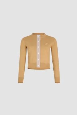 Cardigan mit aufgesticktem JP-Monogramm aus Baumwolle