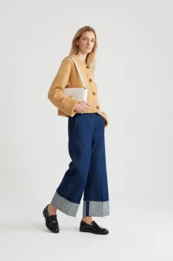 Charakteristische Denim-Hose
