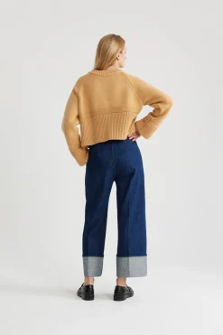 Charakteristische Denim-Hose