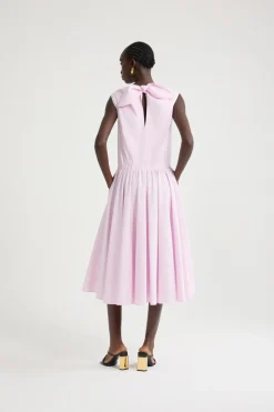 Geknöpftes Midikleid aus Bio-Baumwolle
