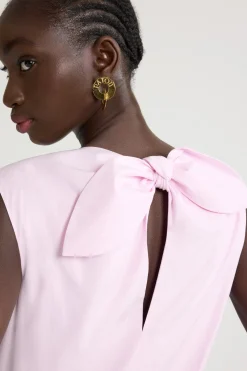 Geknöpftes Midikleid aus Bio-Baumwolle
