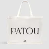 Großer Patou-Shopper aus Baumwollcanvas