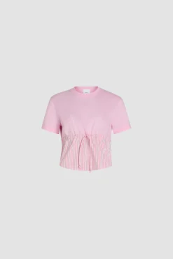 Hybrides T-Shirt aus Bio-Baumwolle