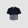 Hybrides T-Shirt aus Bio-Baumwolle