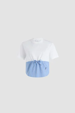 Hybrides T-Shirt aus Bio-Baumwolle