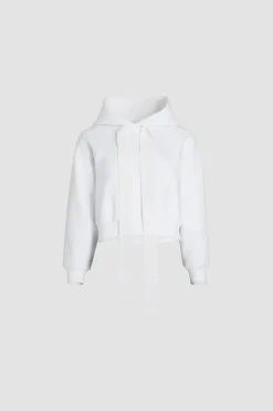 Kapuzenpullover aus Bio-Baumwolle mit Medaillon-Logo