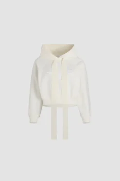 Kapuzenpullover aus Bio-Baumwolle mit Medaillon-Logo