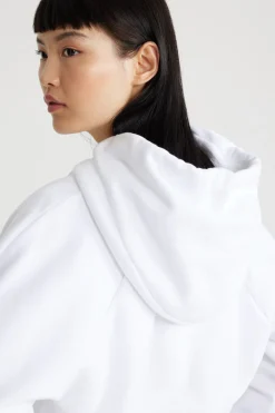 Kapuzenpullover aus Bio-Baumwolle mit Medaillon-Logo