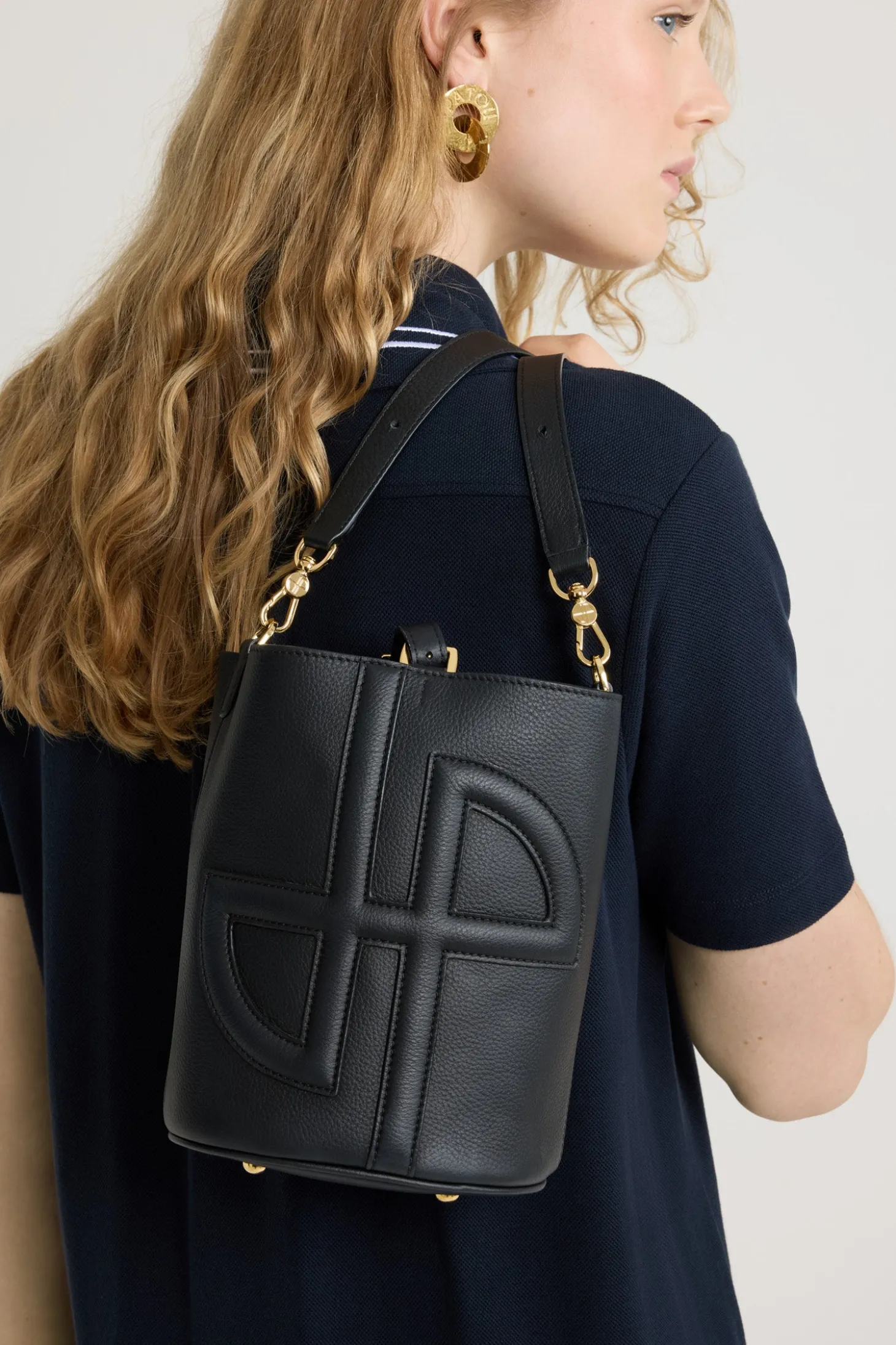 Kleine JP Beuteltasche aus Leder