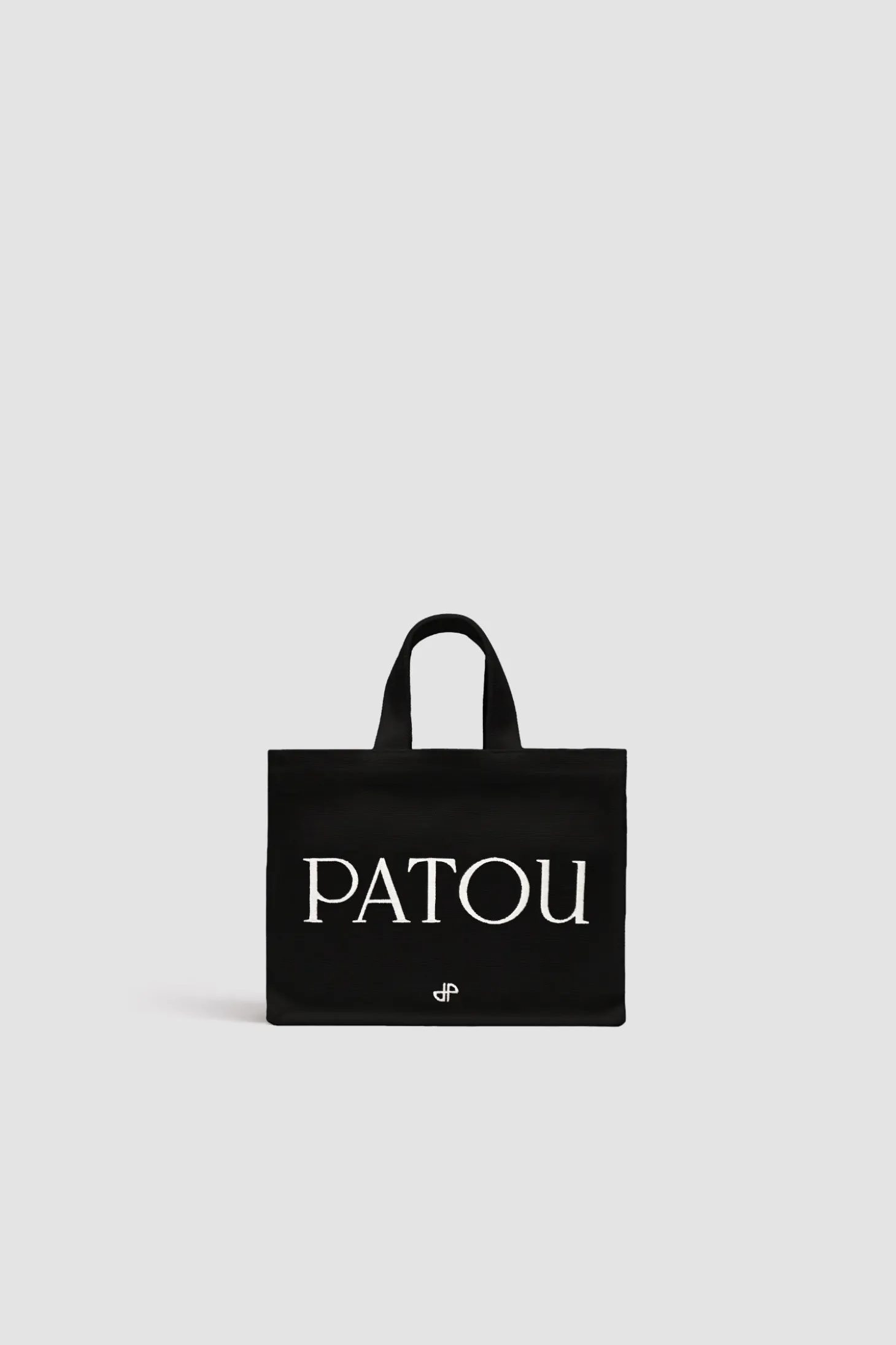 Kleiner Patou-Shopper aus Baumwollcanvas