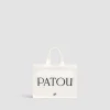 Kleiner Patou-Shopper aus Baumwollcanvas