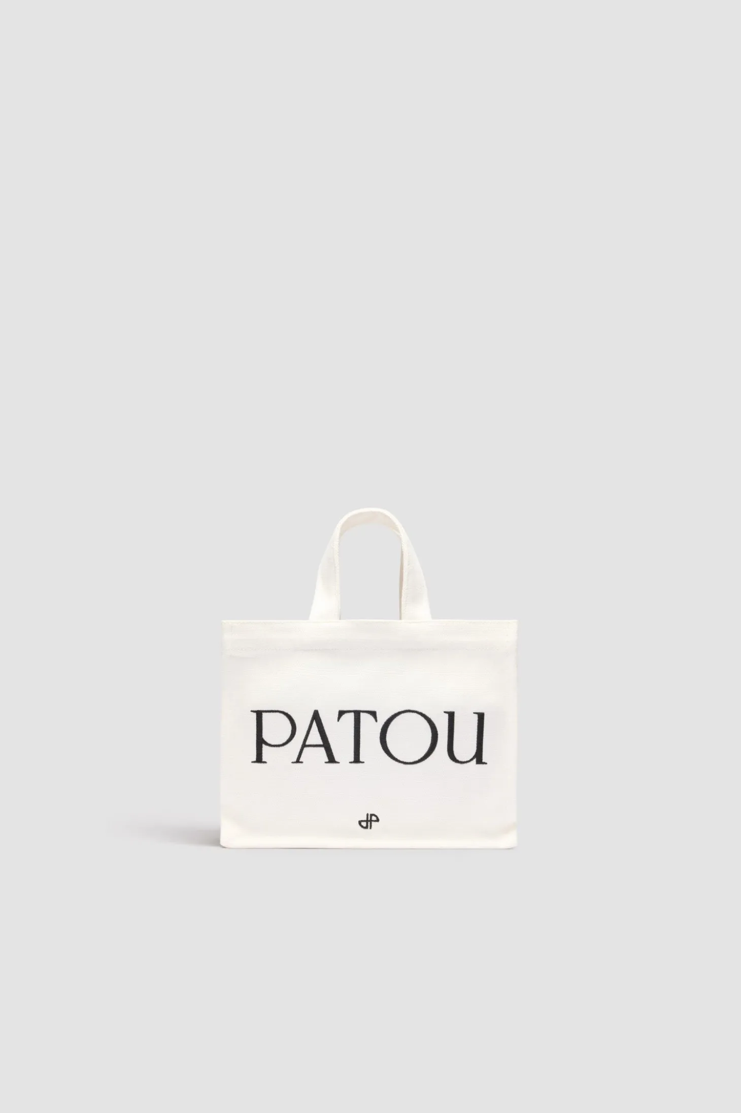 Kleiner Patou-Shopper aus Baumwollcanvas