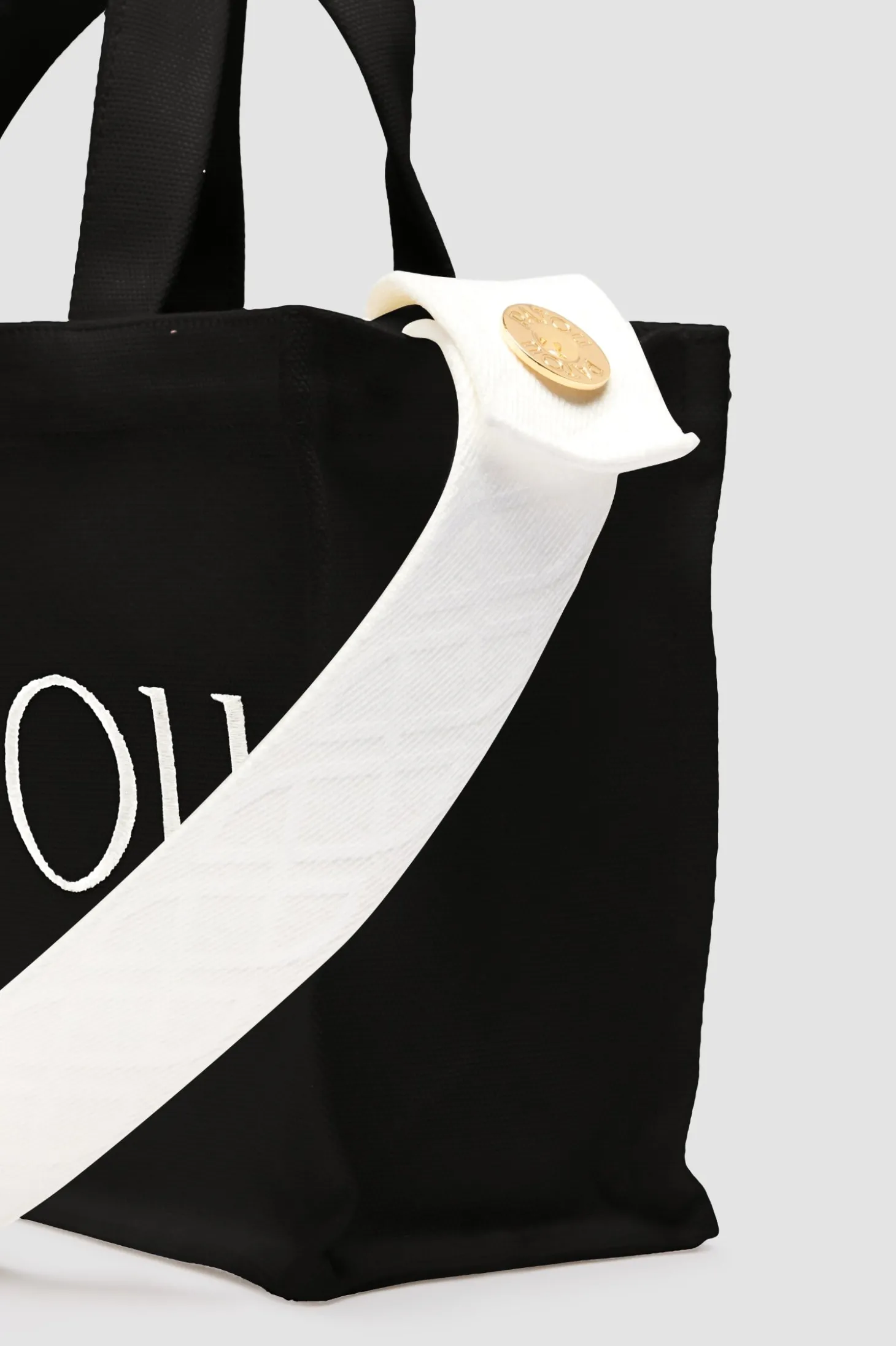 Kleiner Patou-Shopper aus Baumwollcanvas