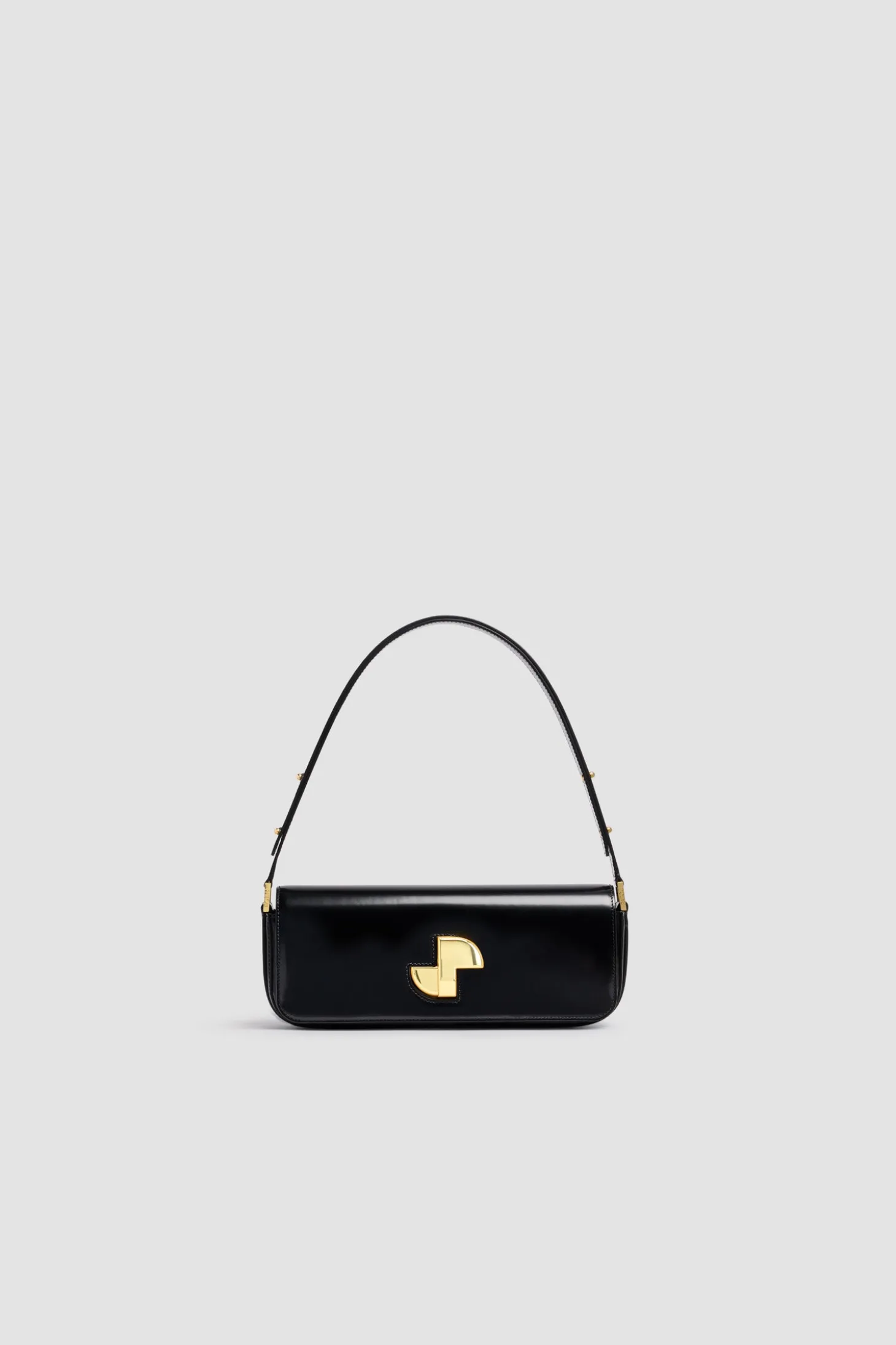 Le Lock Baguette Tasche aus Leder