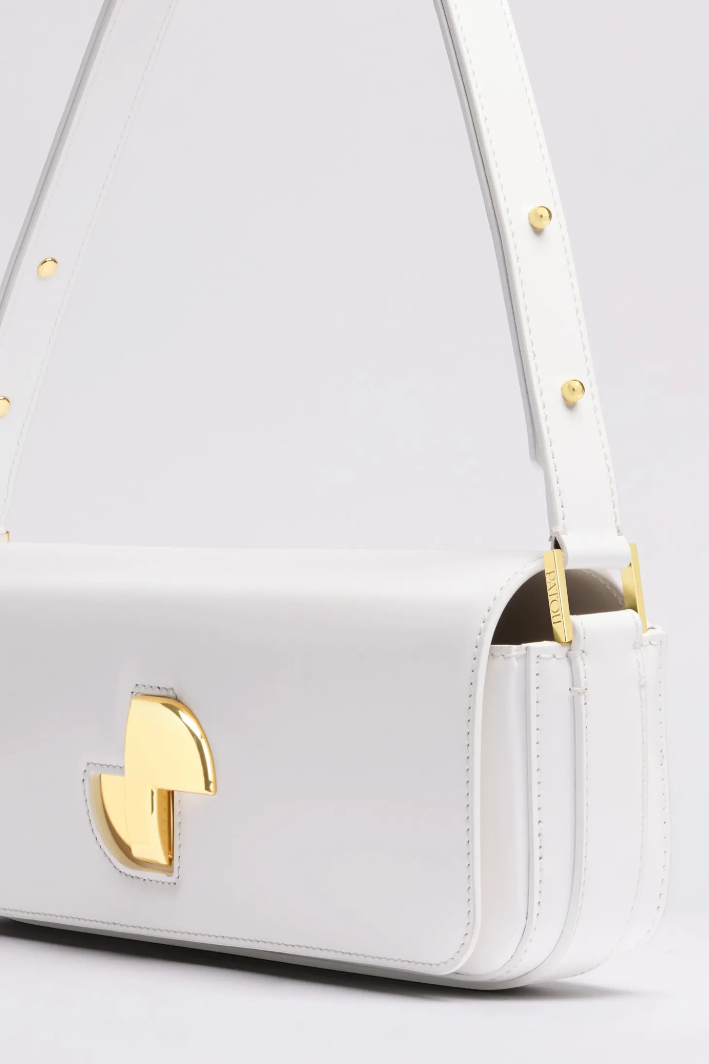 Le Lock Baguette Tasche aus Leder