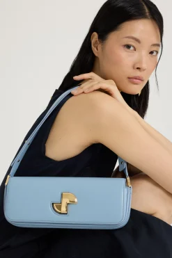 Le Lock Baguette Tasche aus Leder