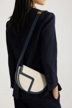 Le Patou Tasche aus Leder und Canvas