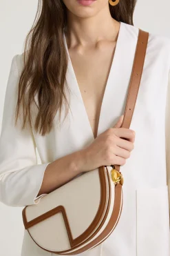 Le Patou Tasche aus Leder und Canvas