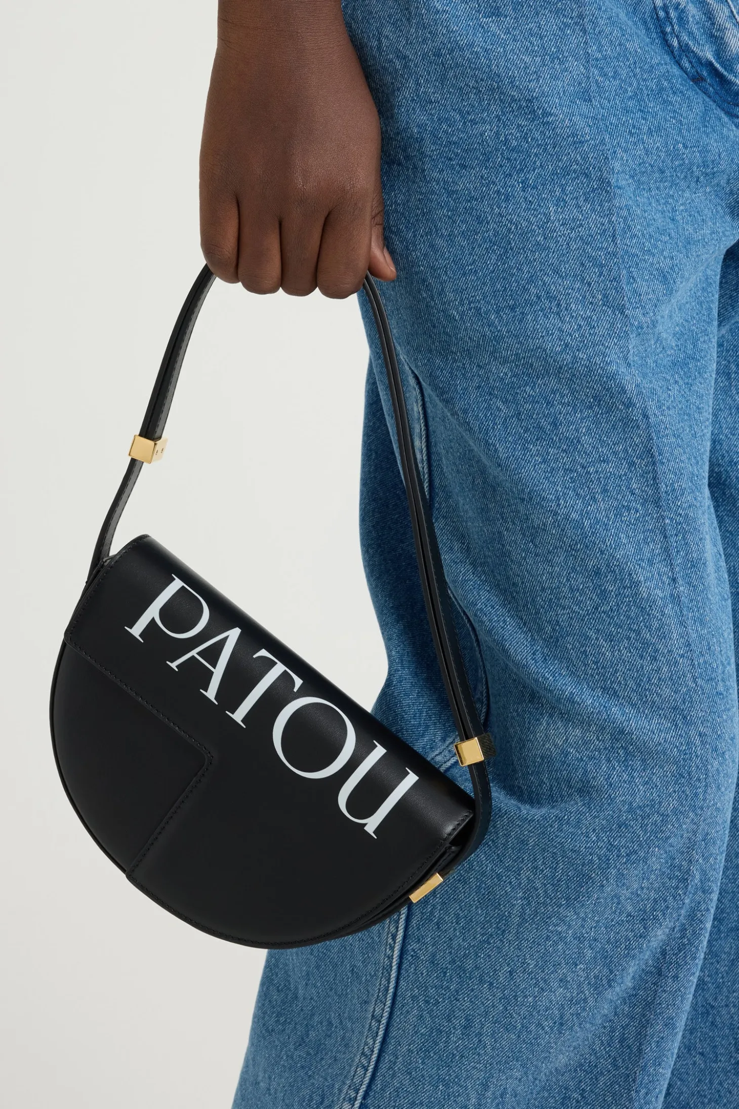 Le Petit Patou Logo Tasche aus Leder