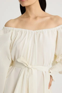 Maxi-Cocktailkleid aus recycelter Faille