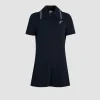 Mini-Polokleid mit aufgesticktem JP-Monogramm aus Bio-Baumwollpiqué