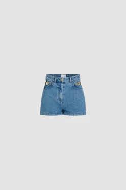 Mini-Shorts aus Baumwolldenim