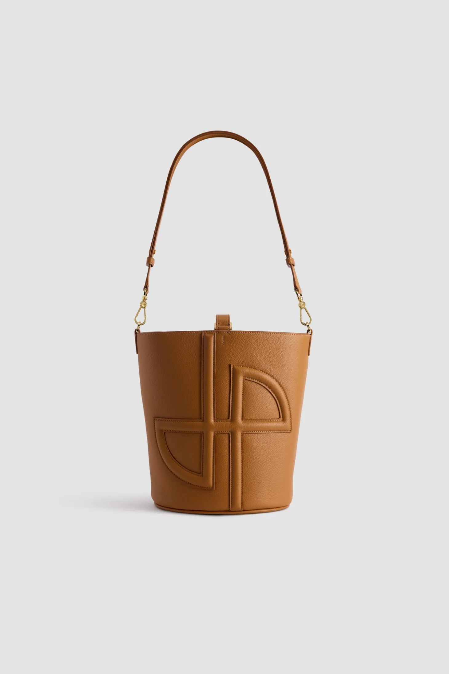 Mittelgroße JP Beuteltasche aus Leder