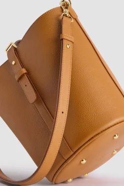 Mittelgroße JP Beuteltasche aus Leder