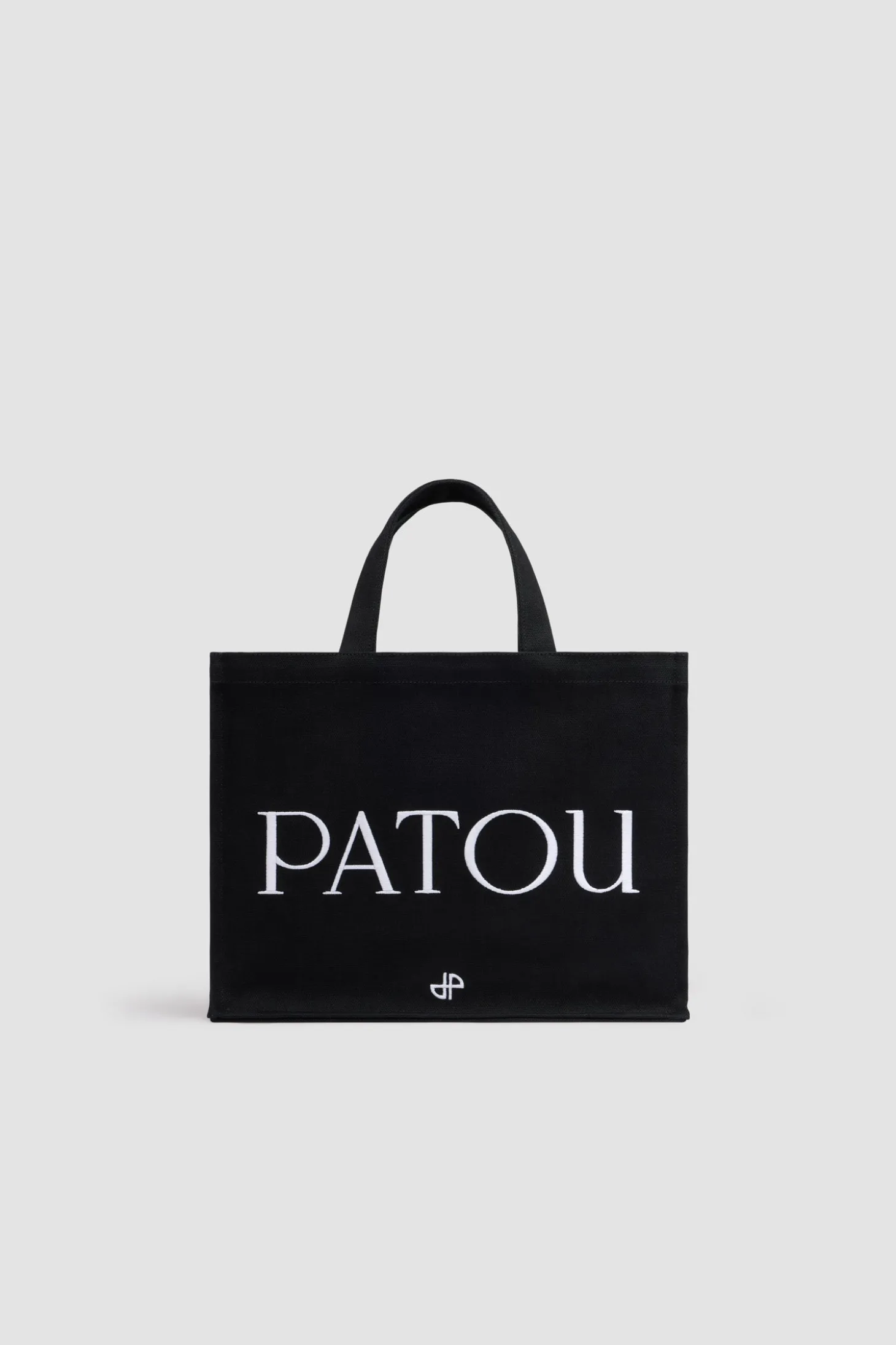 Mittelgroßer Patou Shopper mit Logo aus Baumwollcanvas