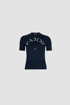 Oberteil aus Jacquard mit Patou Logo aus einer Baumwollmischung