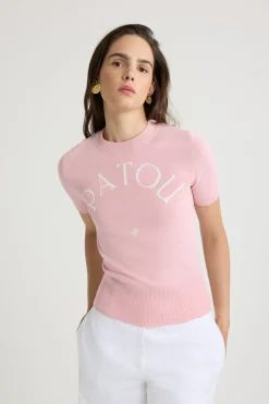 Oberteil aus Jacquard mit Patou Logo aus einer Baumwollmischung