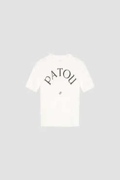 Patou Jacquard-Stricktop aus umweltfreundlichem Baumwollmix