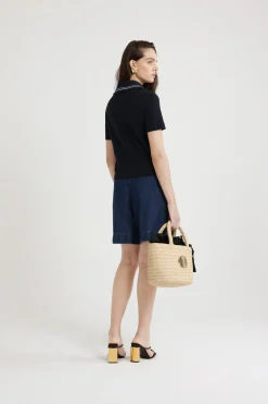 Poloshirt mit aufgesticktem JP-Monogramm aus Bio-Baumwollpiqué