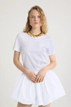 Rückenfreies T-Shirt aus Bio-Baumwolle