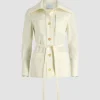 Safari-Jacke aus nachhaltigem technischem Wolltwill