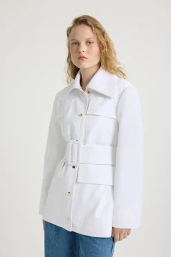 Safari-Parka aus Bio-Baumwollgabardine