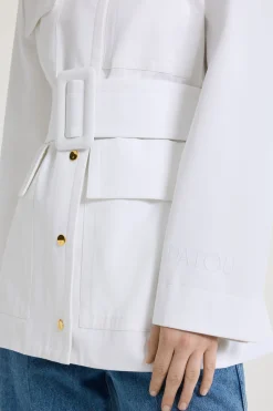 Safari-Parka aus Bio-Baumwollgabardine