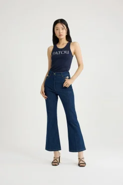 Tanktop mit Patou Logo aus Bio-Baumwolle