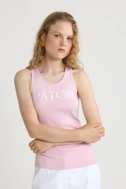 Tanktop mit Patou Logo aus Bio-Baumwolle