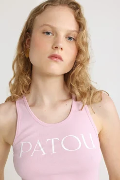 Tanktop mit Patou Logo aus Bio-Baumwolle