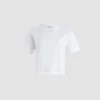 T-Shirt mit aufgesticktem Patou Logo aus Bio-Baumwolle