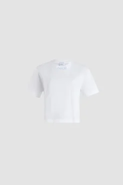 T-Shirt mit aufgesticktem Patou Logo aus Bio-Baumwolle