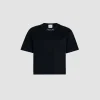 T-Shirt mit aufgesticktem Patou Logo aus Bio-Baumwolle