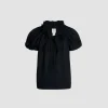 T-Shirt mit Kordelzug aus Bio-Baumwolle