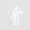 T-Shirt mit Kordelzug aus Bio-Baumwolle