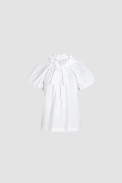 T-Shirt mit Kordelzug aus Bio-Baumwolle